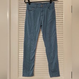 Ring of Fire - Boy's Blue Casual Skinny Pants With Pockets